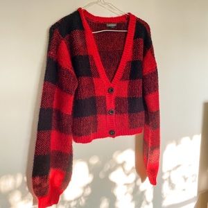 wild fable plaid sweater